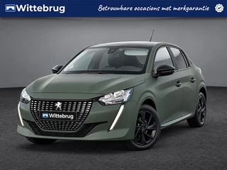 Peugeot 208 1.2 PureTech Active Unieke matgroene wrap | Zwarte 17" LM velgen | Apple CarPlay | Cruis
