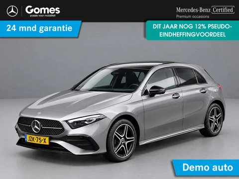 Mercedes-Benz A-klasse 250 e AMG Line | Trekhaak Wegklapbaar | Panoramadak | Burmester | Night Pakke