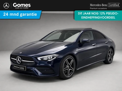 Mercedes-Benz CLA-klasse 180 AMG Line | Panoramadak | Nightpakket | Sfeerverlichting | Stoelverwarmi