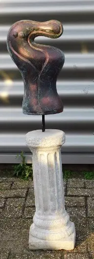 Modern tuinbeeld
