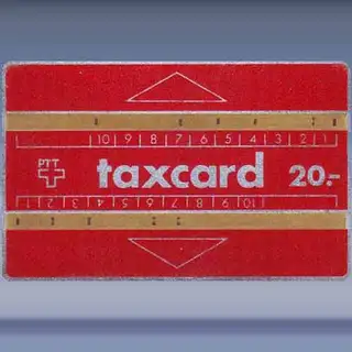 Taxcard 20 Red (608B) (1986)