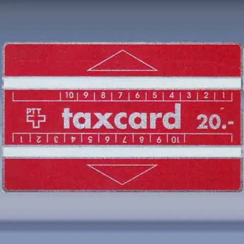 Taxcard 20 R00d (009A) (1990)