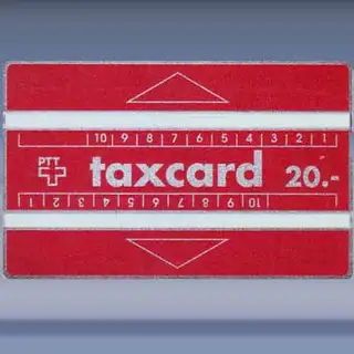 Taxcard 20 R00d (009A) (1990)