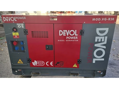 Devol VG-R30 , New Silent Diesel Generator , 37.5 KVA, 3 Phase