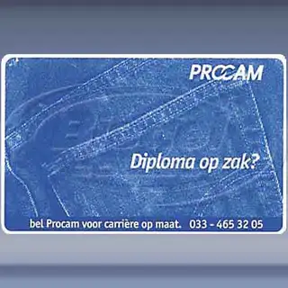 Procam, diploma op zak