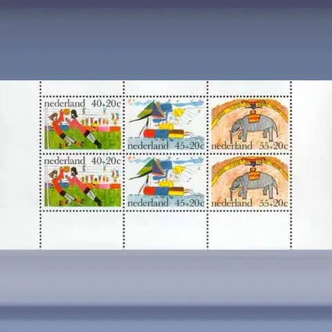 Kinderzegels (blok) (1976)