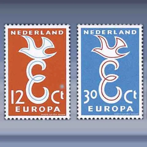 Europa zegels (1958)