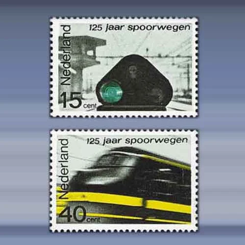 Spoorweg-Jubileumzegels (1964)