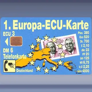 Europa ECU Karte (1992)