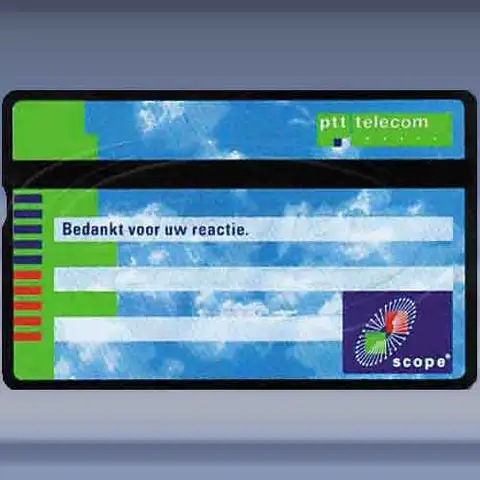 Scope bedankt voor uw reactie