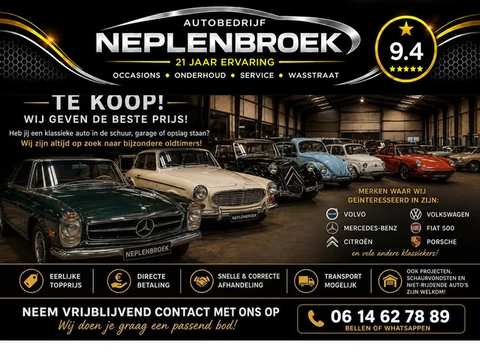 ✨ ✨ Gezocht: Oldtimer te koop!