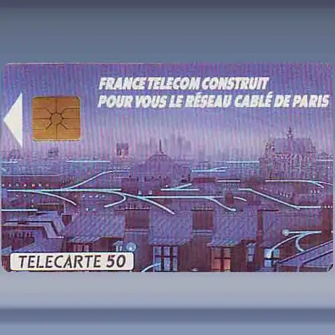 R&eacute;seau cabl&eacute; de Paris (nov-89)