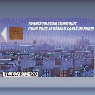 R&eacute;seau cabl&eacute; de Paris (nov-89)