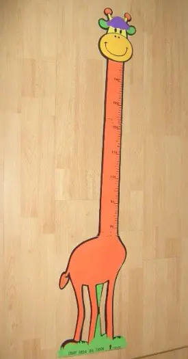 GROEIMETER GIRAFFE NIEUW (levensweg)