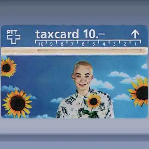 Boy between sunflowers (506A) (1995)