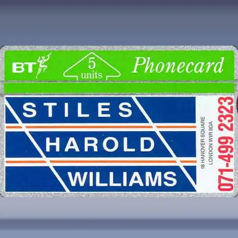 Stiles Harold Williams (London) (okt-91)