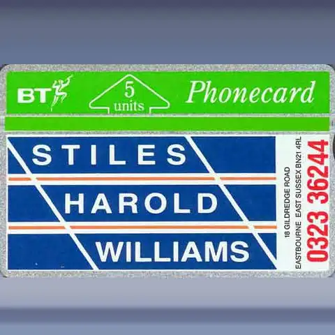 Stiles Harold Williams (Eastbourne) (okt-91)
