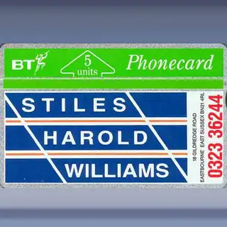Stiles Harold Williams (Eastbourne) (okt-91)