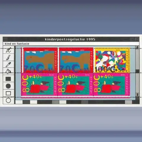 Kinderzegels (blok) (1995)