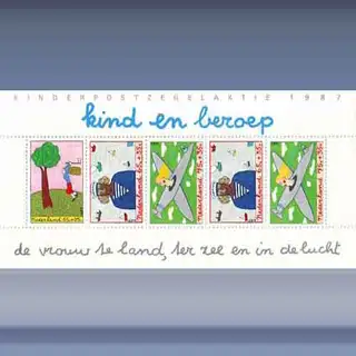 Kinderzegels (blok) (1987)