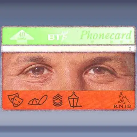 RNIB, eyes Gary Wilmot (1993)