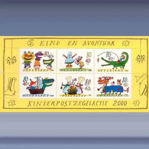 Kinderzegels (blok) (2000)