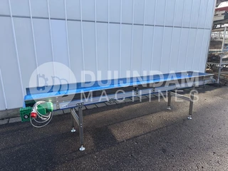 Martin Stolze transportband aluminium	 410 x 66,5 cm met zijprofielen van roestvrij staal