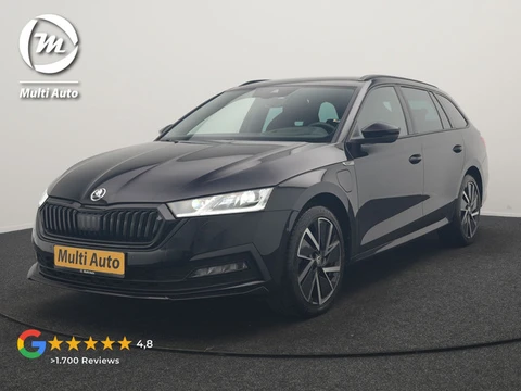 Škoda Octavia Combi 1.4 TSI iV PHEV Sportline 204pk Dealer O.H | SOH 94,2% | Adaptive Cruise | Cryst