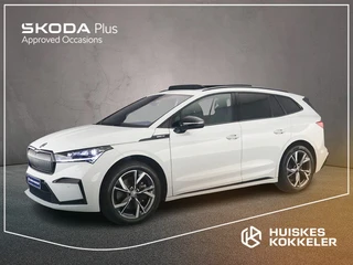 Skoda Enyaq iV 80 Sportline 204pk Automaat Trekhaak, Panoramadak, 360 camera, Adaptive cruise contro