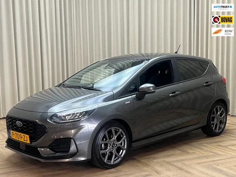 Ford Fiesta 1.0 EcoBoost Hybrid ST-Line| Panoramadak | CarPlay | Navigatie | Org NL | 17” LMV