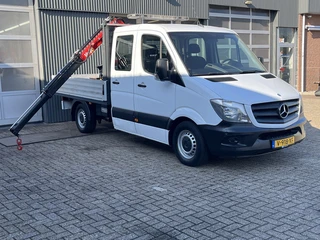 Mercedes-Benz Sprinter 313 2.2 CDI 366 DC Openlaadbak Pick-up Fassi laadkraan Airco Trekhaak 2000kg 