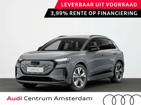 Audi Q4 e-tron S edition 63 kWh 204 pk | Techniekpakket plus | Optiekpakket zwart | Trekhaak | Priva