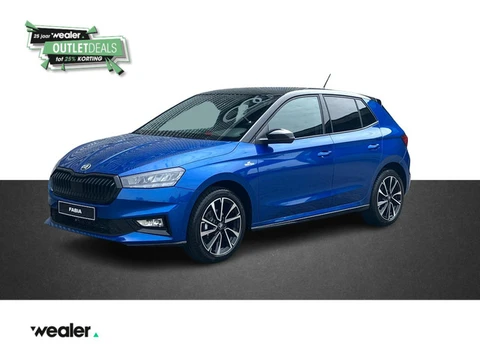 Škoda Fabia Monte Carlo 1.0 TSI 95 PK | Adaptieve cruise control | Zwart dak | Verwarmde voorstoelen