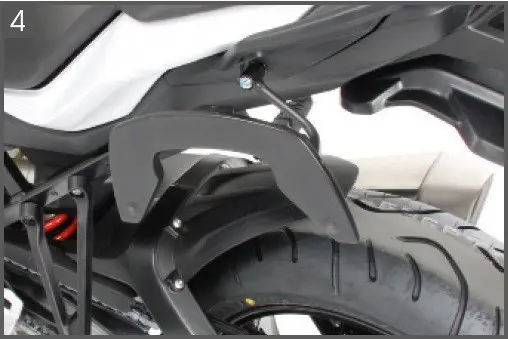 KOFFERBEUGELSET BMW S 1000 XR 2015 - 2016 / 2017 - 2019