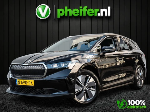 Škoda Enyaq iV 80 SOH 92% Trekhaak/ Leer/ Stoel-stuurverwarming/ Camera/ Stoelgeheugen/ Carplay/ Nav