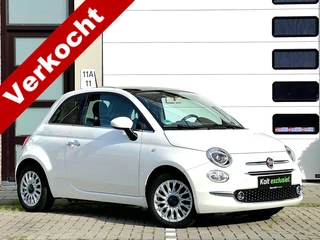 Fiat 500 1.0 Hybrid Lounge / Airco / Panoramadak / Park Sensors / 58000 KM / 15" LM Velgen / WW Glas