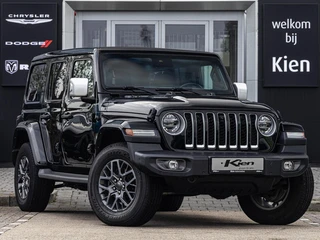 Jeep Wrangler Unlimited 4xe 380 Sahara | Leder | Cruise Control | Sky roof | Camera | Stoel + stuurv