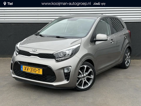 Kia Picanto 1.0 CVVT Design Edition Nieuw geleverd & dealeronderhouden, Lederen bekleding, Climate c