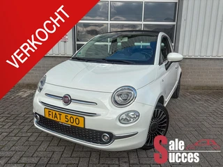 Fiat 500 C 1.2 Lounge Wit Zwart