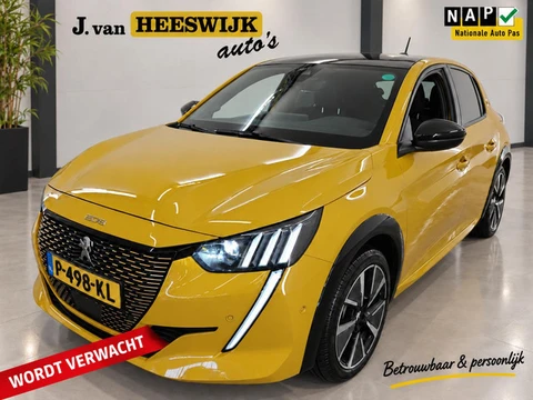 Peugeot e-208 EV GT Pack 50 kWh Alcantara bekleding | Panorama dak | navigatiesysteem full map | led