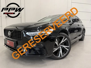 Volvo V90 T8 AWD Ultimate Dark Long Range 455PK PANO/B&W/TREKHAAK/NAPPA-LEER/VENTILATIE+MASSAGE/SOH 