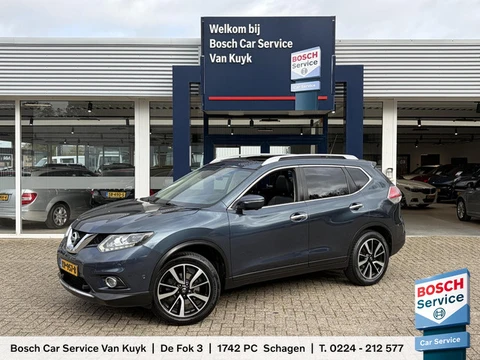 Nissan X-Trail 1.6 DIG-T Tekna 7p. / NL-Auto / Vol-Leder / Open/Panodak / 1800-Trekgewicht / Apple-C