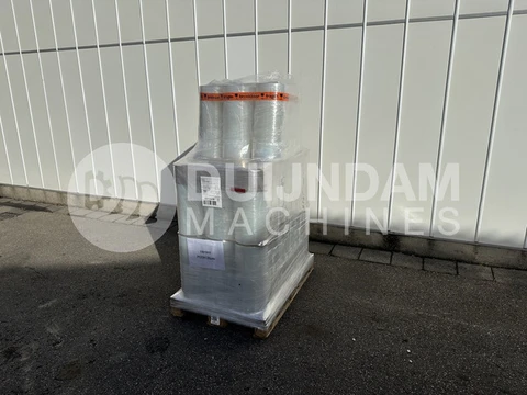 PCC01 transparent Palletwikkelfolie, rekfolie, 500 mm x 1560 cm, 23 µm, transparant.