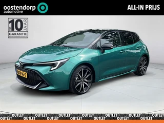 Toyota Corolla Hybrid 140 GR Sport | Super green met zwart dak | Carplay | Parkeersensoren | 18 inch