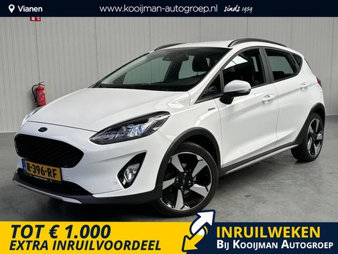 Ford Fiesta 1.0 EcoBoost Hybrid Cross, Hybride, Hoge instap, leuke auto! zeer veel opties