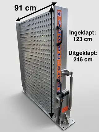 Oprijplaat Euro Rampe AMF Bruns 240cm x 90cm