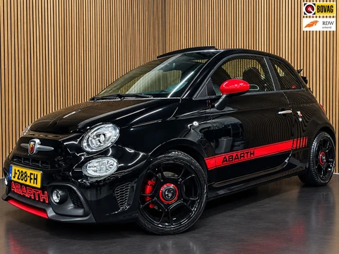 Fiat 500 C 1.4 T-Jet Abarth Turismo 70th Anniversary|160PK|BLACK&RED EDITION|DIGITAL COCKPIT|CABRIO|
