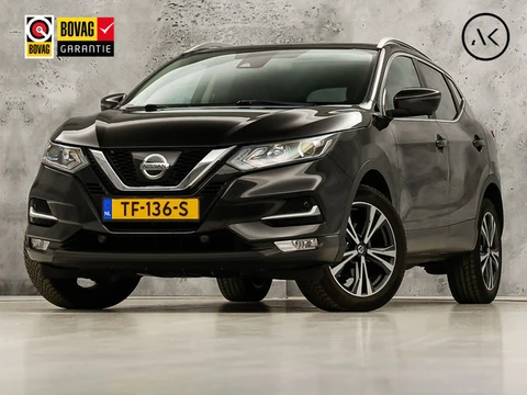 Nissan QASHQAI 1.2 N-Connecta (PANORAMADAK, NAVIGATIE, 360 CAMERA, TREKHAAK, SPORTSTOELEN, GETINT GL
