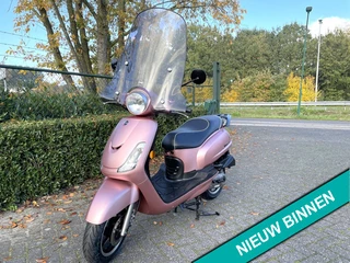 SYM Fiddle 2 45 km Rose Gold Windscherm Hoog BETAAL met in3