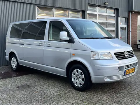 Volkswagen Transporter 2.5 TDI 340 Trendline DC Youngtimer Btw vrij Airco Cruise controle Trekhaak 2
